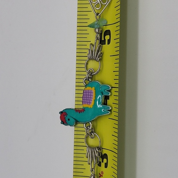 1788- Llama With Chip Stones Women's Bracelet NWT - Picture 3 of 4